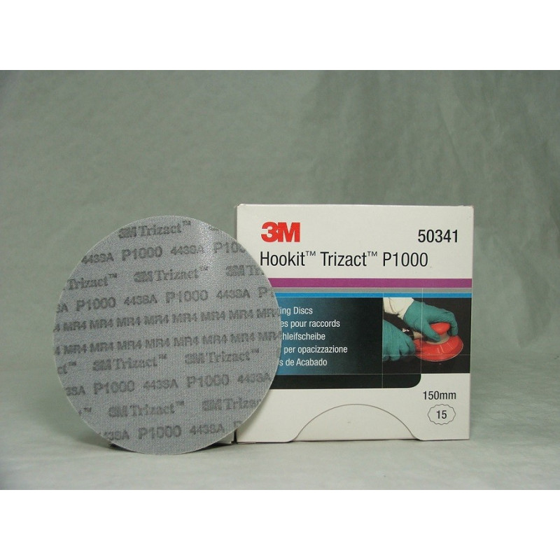 3M™ Trizact™ Hookit™ Foam Disc 30806, 8000, 6 In, 15 Discs/Carton - Foto 9