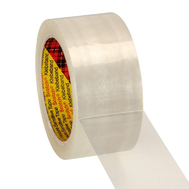 Papier collant d'emballage 70 mm Transparent