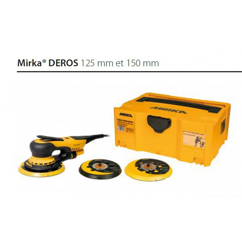 Ponceuse électrique Mirka Deros 5650CV 125/150 mm 5,0 en systainer