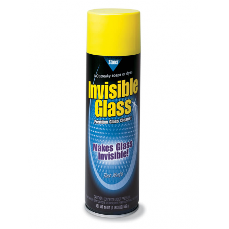Invisible Glass Nettoyant Vitres Aérosol – Nettoyage Sans Trace Pour Pare-Brise, Fenêtres, Miroirs – Formule Pro Sans Ammoniac