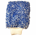 Luva de lavagem de furacões - Microfibras altamente absorventes azul