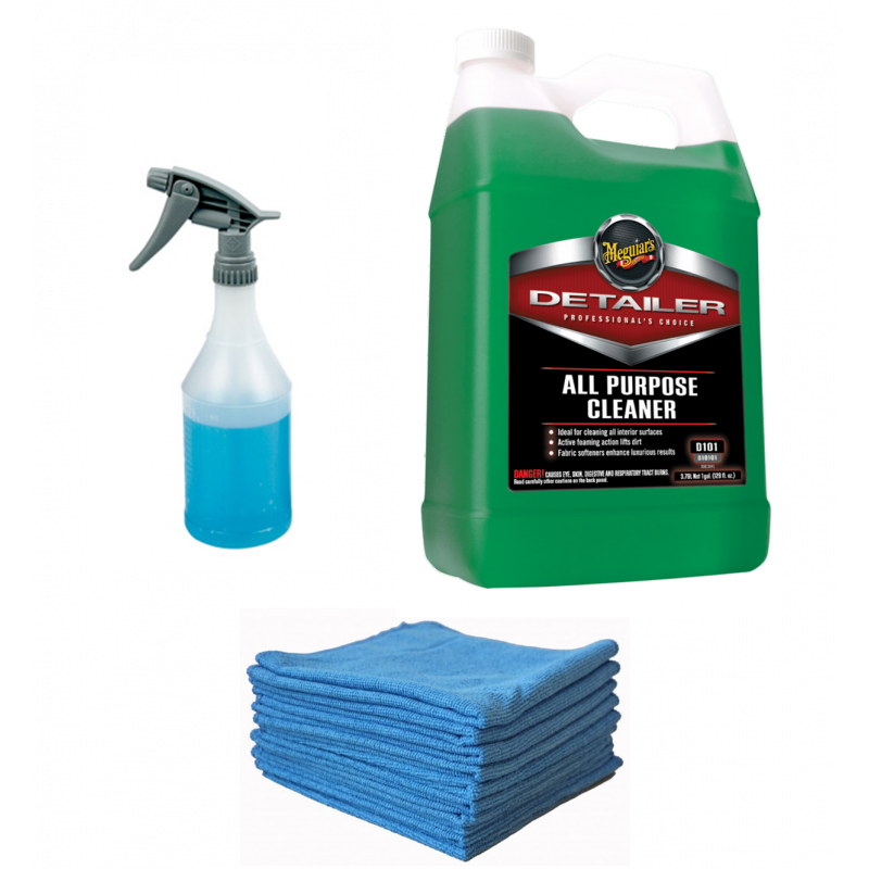 Meguiar's All Purpose Cleaner - Spray - 10 Microfibres