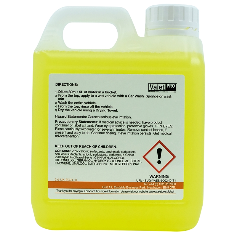 ValetPRO EC23 Nettoyant Jantes 1L – Produit Pro Pour Jantes Auto, Efficace Et Sans Acide