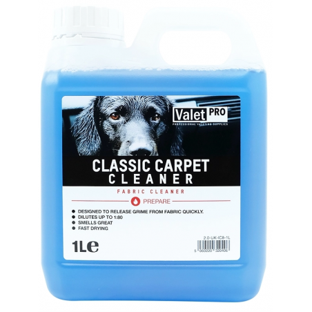 Nettoyant Pour Tapis Valet Pro Classic - 1 Litre, Pour Voiture Et Intérieur