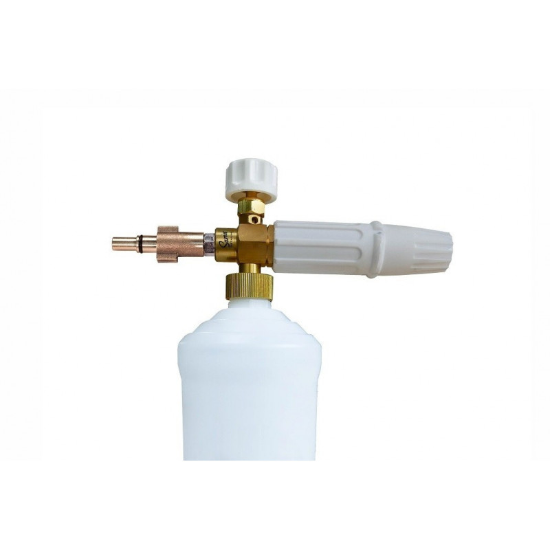 Adattatore In Ottone Per Lancia Schiuma Idropulitrice, Filetto 1/4", Max 200 Bar, Nuovo