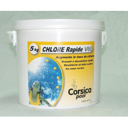 CORSICA POOL CHLORE CHOC GRANULES 5 kg 60% Actif