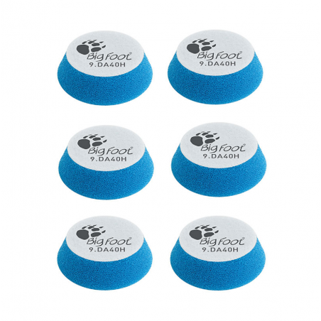 RUPES Lot 2 Tampons Polissage Coarse Bleu Dur 80-100 Mm - Mousse Excentrique BigFoot