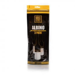 Work Stuff Detailing Brush Albino Blanc 3-pack (16 + 24 + 30 mm)