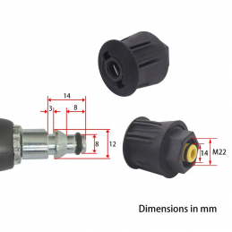 Karcher adapter K2-K7 M22-F Quick Connect