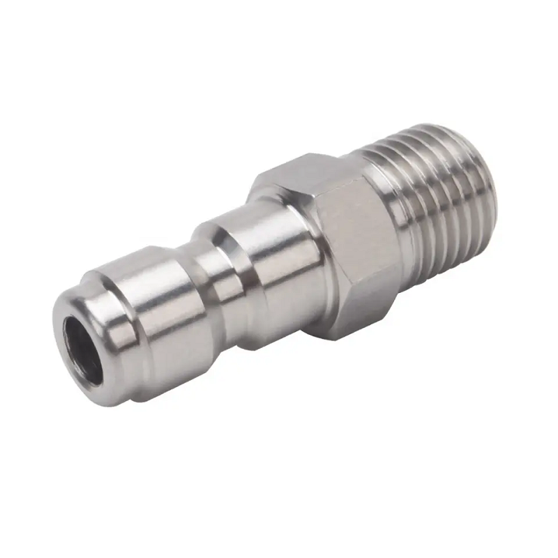 Schnellanschluss-Adapter Für Hochdruckreiniger – Edelstahl & Messing, 1/4 Zoll, Bis 5000 PSI