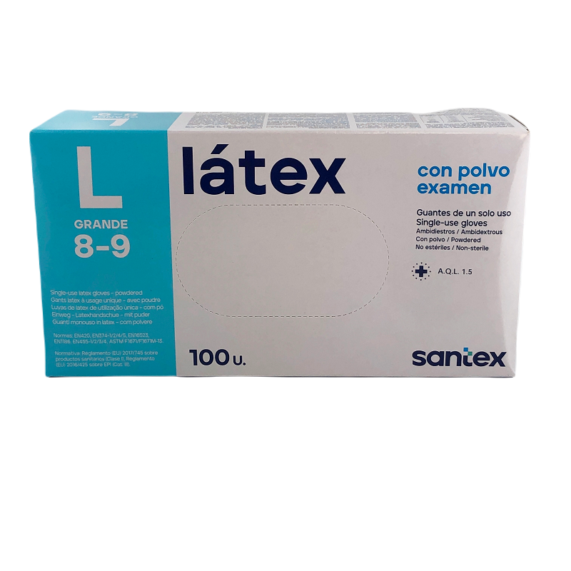 Gants latex usage court XL
