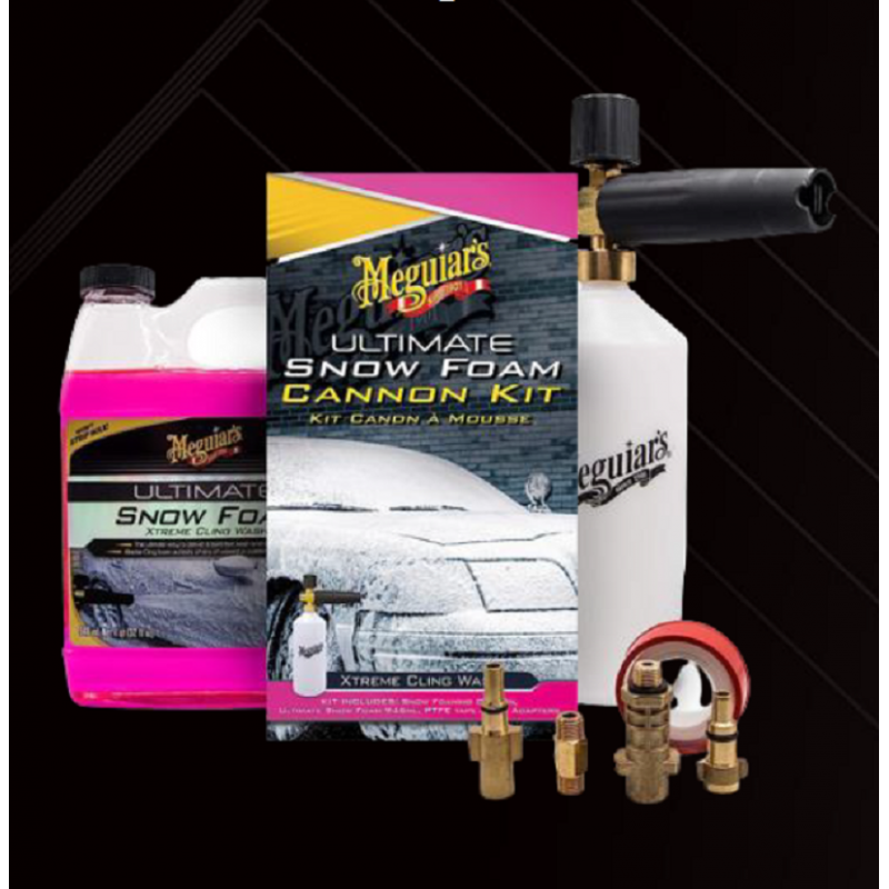 Kit Canon à mousse Meguiar's G192000 : Centre de lavage CAR WASH et votre  detailing store