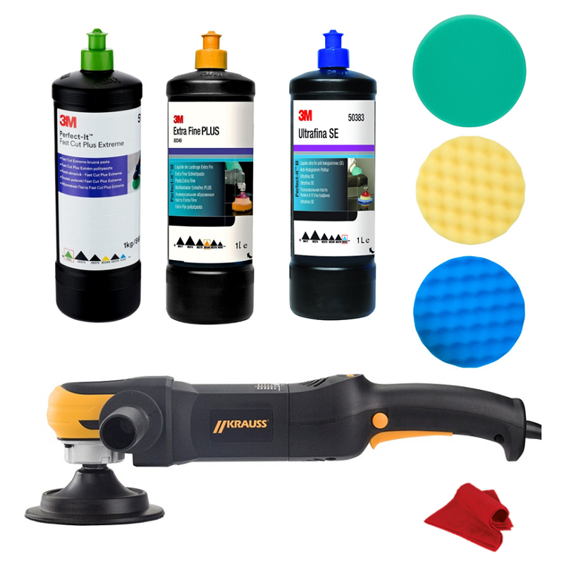 Kit de Lustrage 3M Premium Spécial Carrossier Peinture