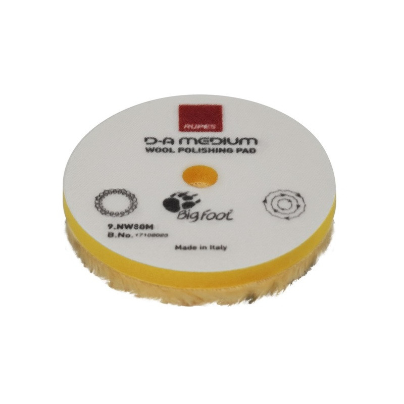 Rupes 9.NW80M D-A Medium Wool Polishing Pads Ø80 mm (3")