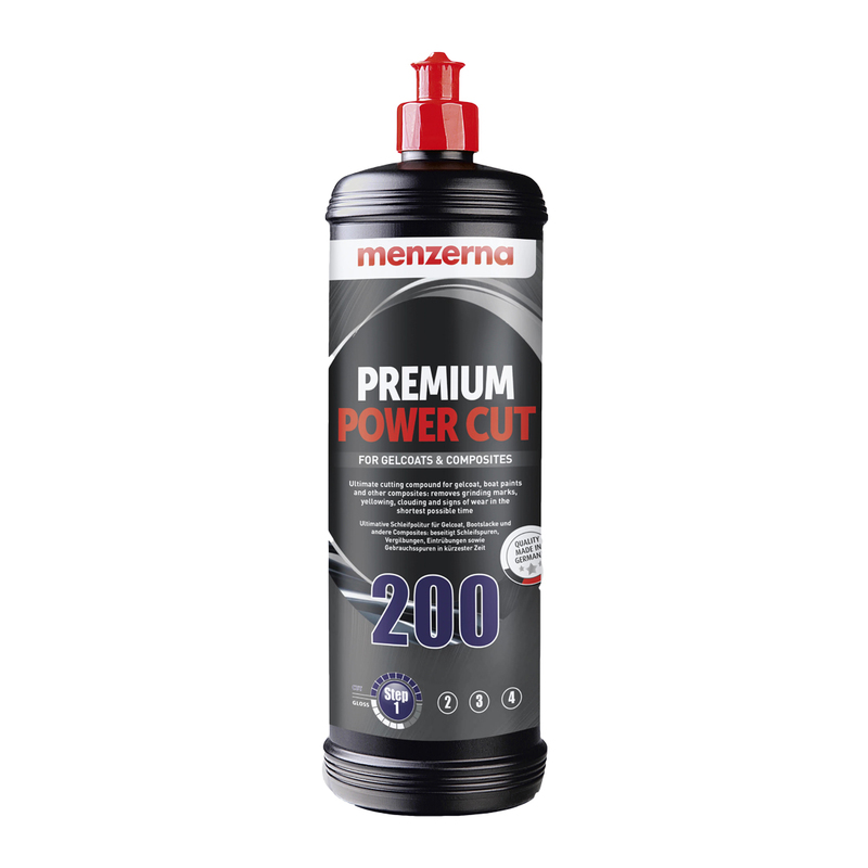 Menzerna Premium Power Cut 200 – Polish haute performance pour Gelcoat