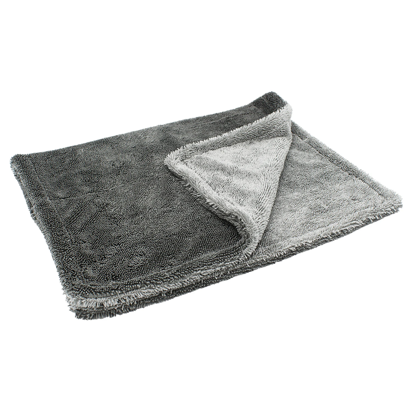 Serviette de séchage voiture Ouragan AquaDry Magnet 60x40 cm – Microfibre 1 200 g/m² – Gris