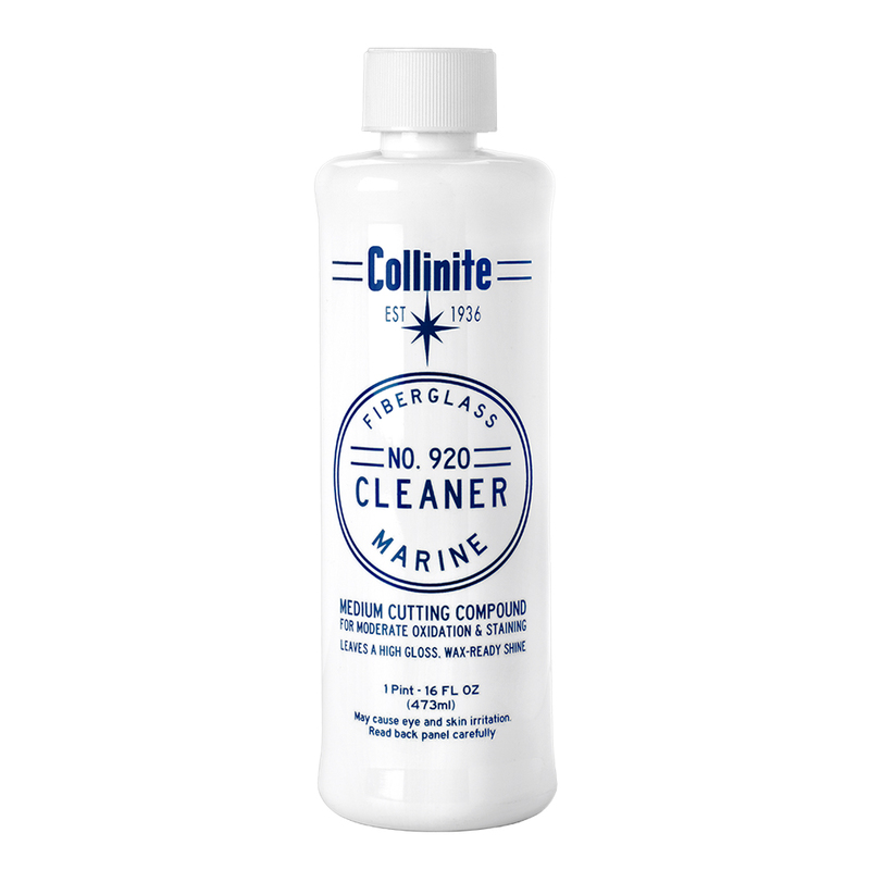 Collinite No.920 – Nettoyant pour coques en gelcoat et fibre de verre 473 ml Collinite No.920 – Nettoyant pour coques en gelcoat et fibre de verre 473 ml