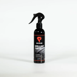 SHINE Brillant pneus et plastiques 250 ML : Rénovateur Finition Satinée et Haute Protection